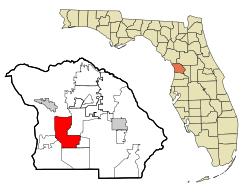 Location in Citrus County and the state of Florida