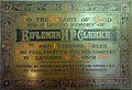 Clarke memorial, St James, Liverpool