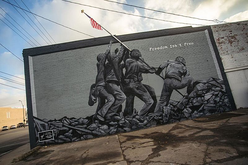 ClayCountyVeteransMural