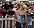 Dolphins NRL fan with Wayne Bennett caricature
