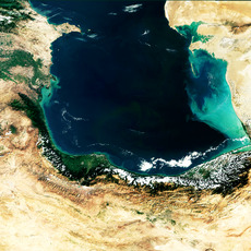 Envisat image of the southern Caspian Sea ESA223952f