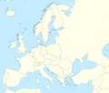 Europe blank laea location map before 1990