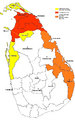 Extent of territorial control in sri lanka