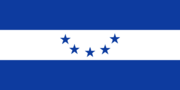 Flag of Honduras (1866-1898 Alternative)