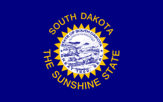 Flag of South Dakota (1963-1992)