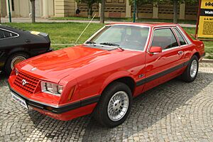 Ford Mustang 1979 at Legendy 2019 in Prague (cropped)