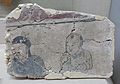Fragment of a tomb mural showing a Khitan man and a Khitan boy