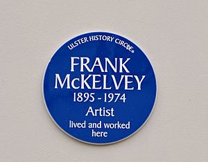 Frank McKelvey plaque, Belfast - geograph.org.uk - 3686910