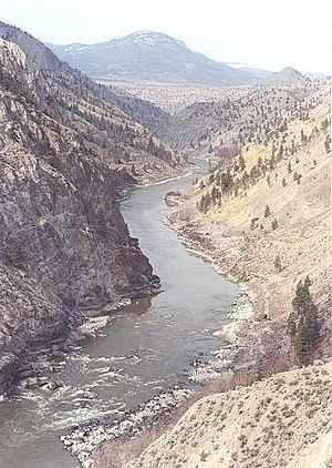 Fraser Canyon near Fountain, BC