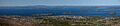 Frenchman bay and bar harbor from cadillac mountain acadia np