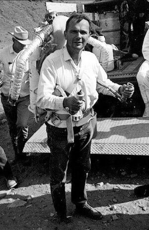 Gene shoemaker with rocket belt