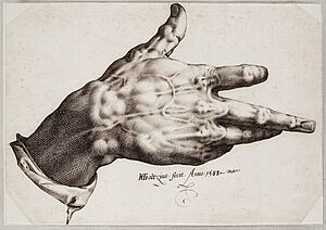 Goltzius's right Hand