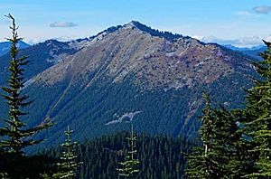 Granite Mountain seen from Mount Catherine