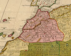 Guillaume Delisle Morocco 1707