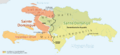 Haiti und Dominikanische Republik - Gebietsentwicklung