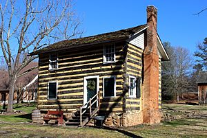 Historic Bethabara, North Carolina - Log House, 1815-16