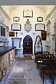 Interior of Lumley Chapel, view of the rear wall and entrance