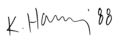 Keith Haring signature