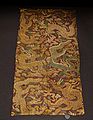 Kesi fragment with dragon design on purple ground, China, Yuan dynasty, 1200s-1300s AD, textile - Tokyo National Museum - Tokyo, Japan - DSC08441