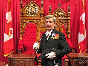 Kevin MacLeod in Canadian Senate Chamber 2009