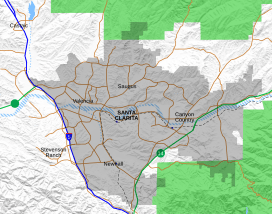 Newhall Pass is located in Santa Clarita