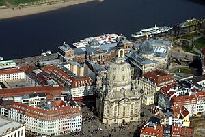 Luftbild Frauenkirche Dresden 2014-03-29 - 2