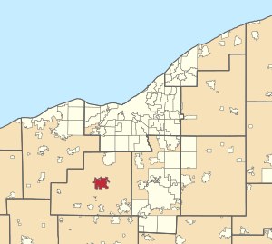 Location in Greater Cleveland