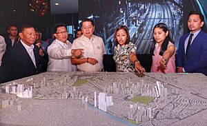 Makati Subway Unveiling model