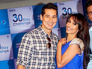 Malaika makes Dino and Ritwik shave at 'Gillete 30 Day Challenge' event(4)