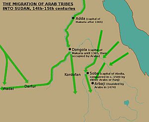 Migration of Arabs into Sudan