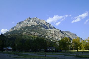 Mt. Crandell, Viewed from Waterton Town Campground - September 2012 - panoramio.jpg
