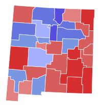 New Mexico Senate Election Results by County, 2020.svg