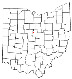 Location of Edison, Ohio