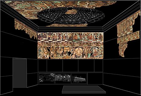 Peacock Cave, the main cella and remaining paintings in 1912