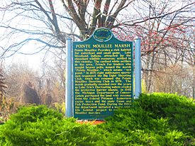 Pointe Mouilee Marsh historic marker.jpg