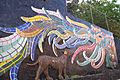 Quetzalcoatl Mural in Acapulco, Mexico