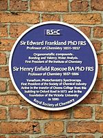 RSC plaque, Former County Court, Quay Street, Manchester.JPG