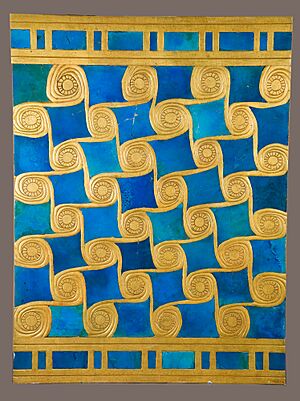 Reconstruction of Wall Decoration from the Temple of Amun at Malqata MET 17.10.1a