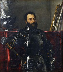Retrato de Francesco Maria della Rovere, por Tiziano