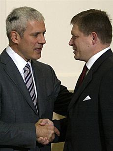 Robert Fico and Boris Tadić
