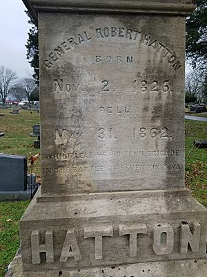 Robert H. Hatton Grave Marker