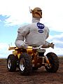 Robonaut 1 attached to Centaur 1