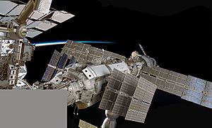 STS-128 Composite view of the Russian Segment of the ISS