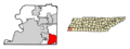 Shelby County Tennessee Incorporated and Unincorporated areas Collierville Highlighted 4716420