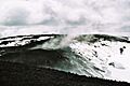 Steaming top of Hekla volcano, Island
