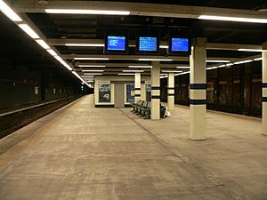 Sunderland station Metro platforms