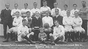 Swansea Town AFC 1912-13 Squad Photo