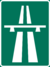 Sign used denote the start of an Autoroute