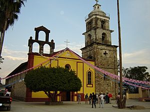 Temple of San Miguel Arcángel in Aquismón, San Luis Potosí