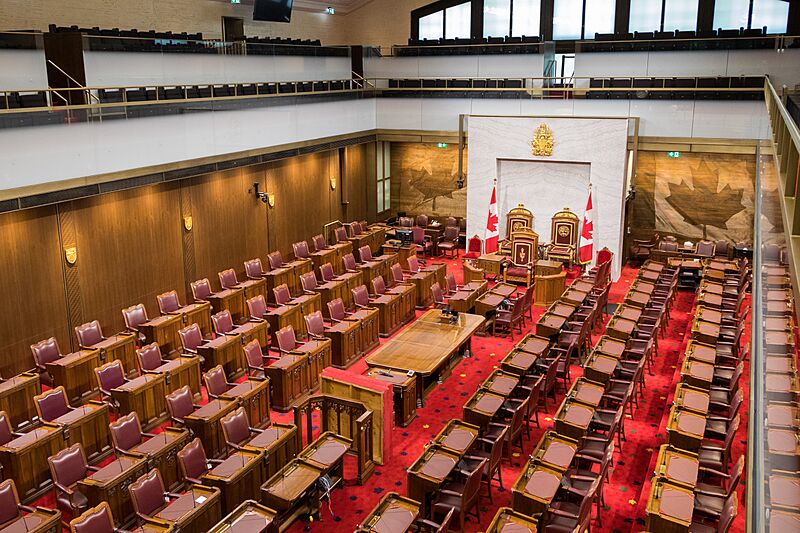 Temporary Canadian Senate Chamber
